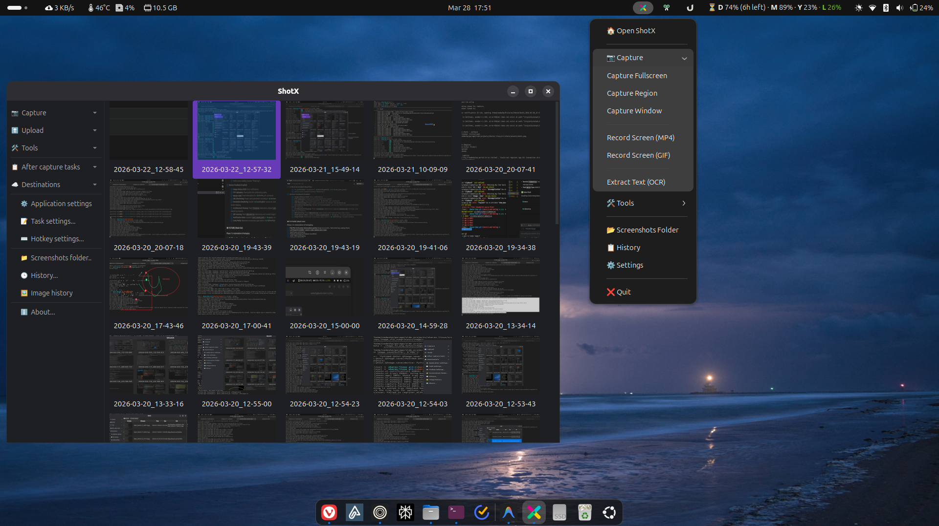 ShotX Main Window